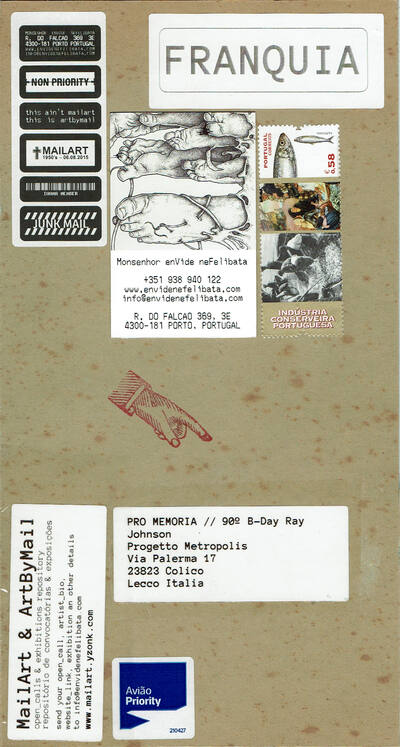 PRO MEMORIA Ray Johnson
